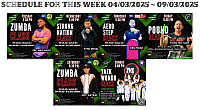 Schedule 4/3/25 ~ 9/3/25